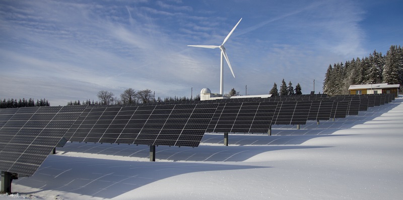 Das Sonnenlicht wird in Wärme umgewandelt